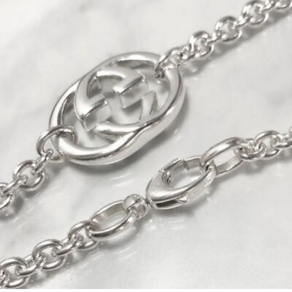 - RARE like New condition ✨️ Gucci Luxury Double G Statement Necklace 925 … - Picture 3 of 10